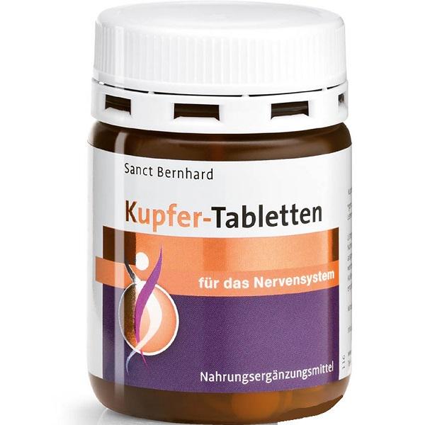 Микроэлемент Медь Sanct Bernhard Kupfer 2000 mg 180 табл. (000020647)