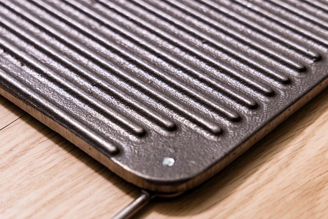 Плита чугунная KHLP Аскет гриль для мангала 540х245/350х245 мм - фото 3 Плита чугунная KHLP Аскет гриль для мангала 540х245/350х245 мм - фото 3