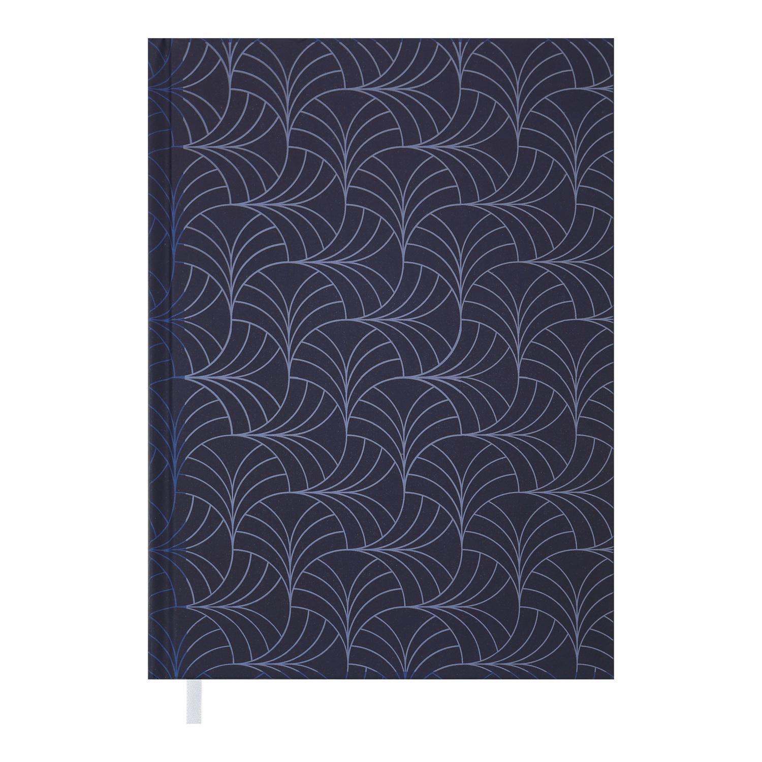 Дневник недатированный Buromax Velvet A5 288 стр. линия Синий (BM.2025-02)