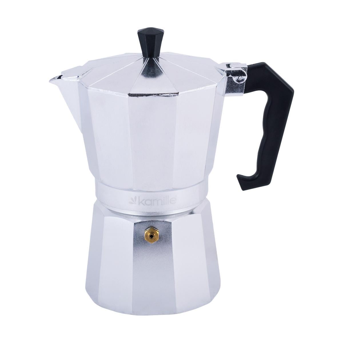 Кофеварка гейзерная Kamille 300 мл из алюминия