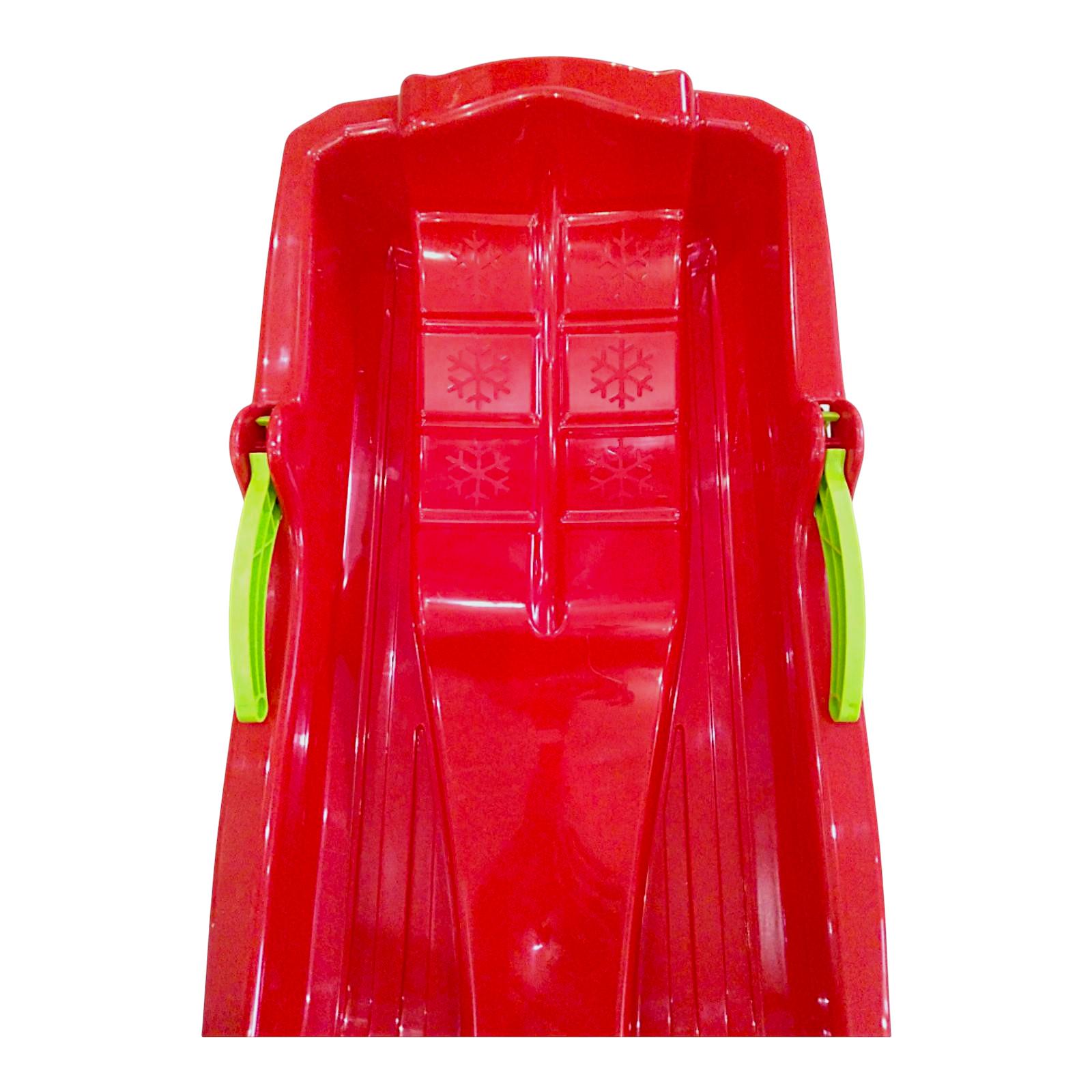 Санки дитячі з гальмами Marmat Karol Червоний (11141) - фото 3