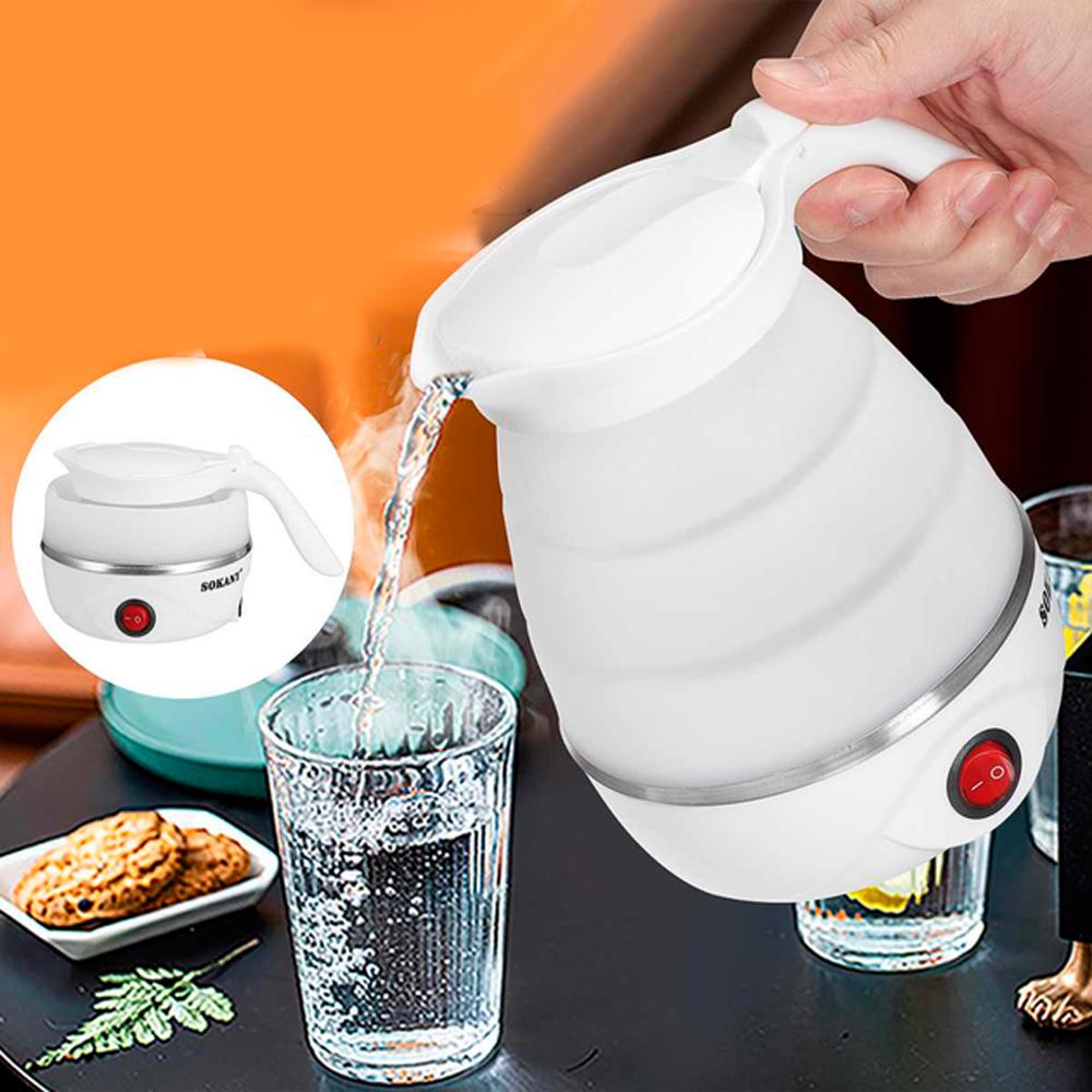 Чайник електричний дорожній 600 W 600 мл Білий - фото 3 Чайник електричний дорожній 600 W 600 мл Білий - фото 3