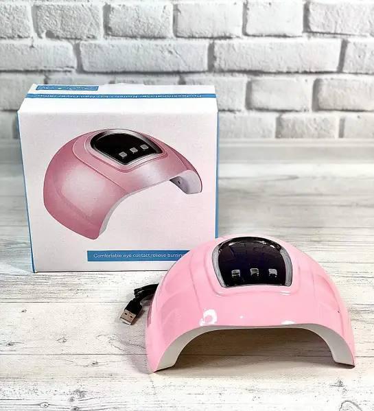 Лампа для манікюру SUN X4 USB 54 Вт Рожевий
