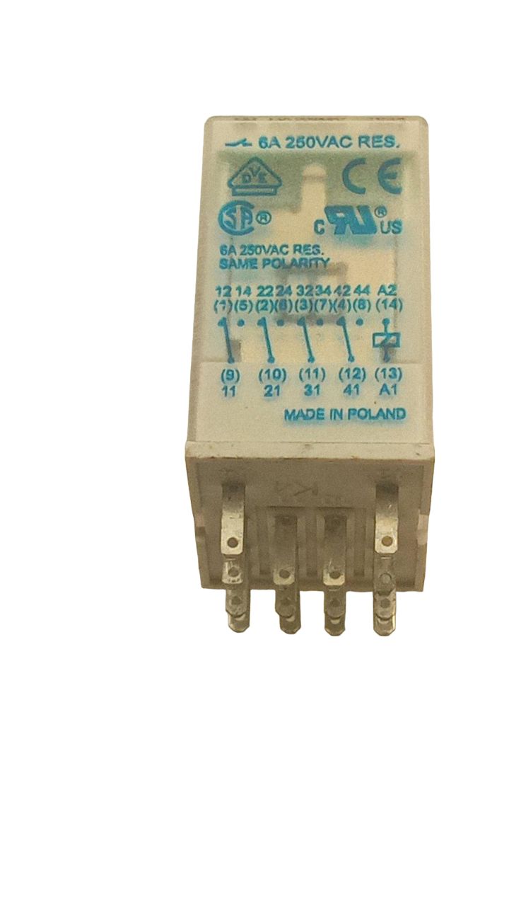 Реле GE Power PRC4M40ABL DC12V-6A-4C 27x21x35 (19000)