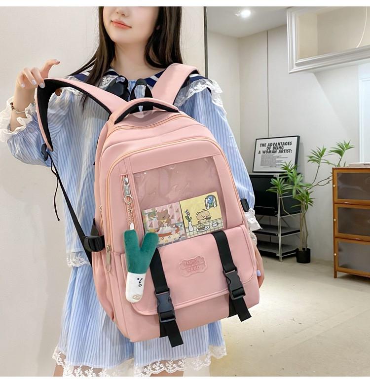 Школьный рюкзак для девочки 3в1 Розовый (CL2426-2) - фото 3 Школьный рюкзак для девочки 3в1 Розовый (CL2426-2) - фото 3