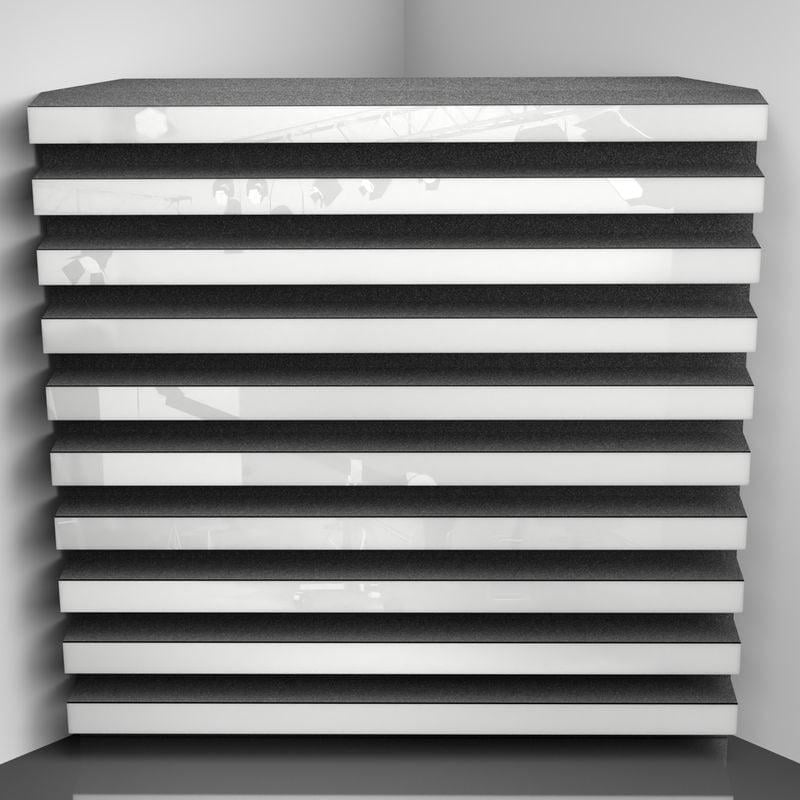 Бас пастка Ecosound Comb Plastic 50х50 см 100 мм Білий (1764)