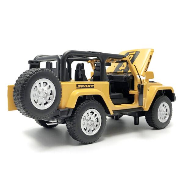 ᐉ Игрушка машинка Jeep Wrangler Rubicon моделька 1:32 Желтый