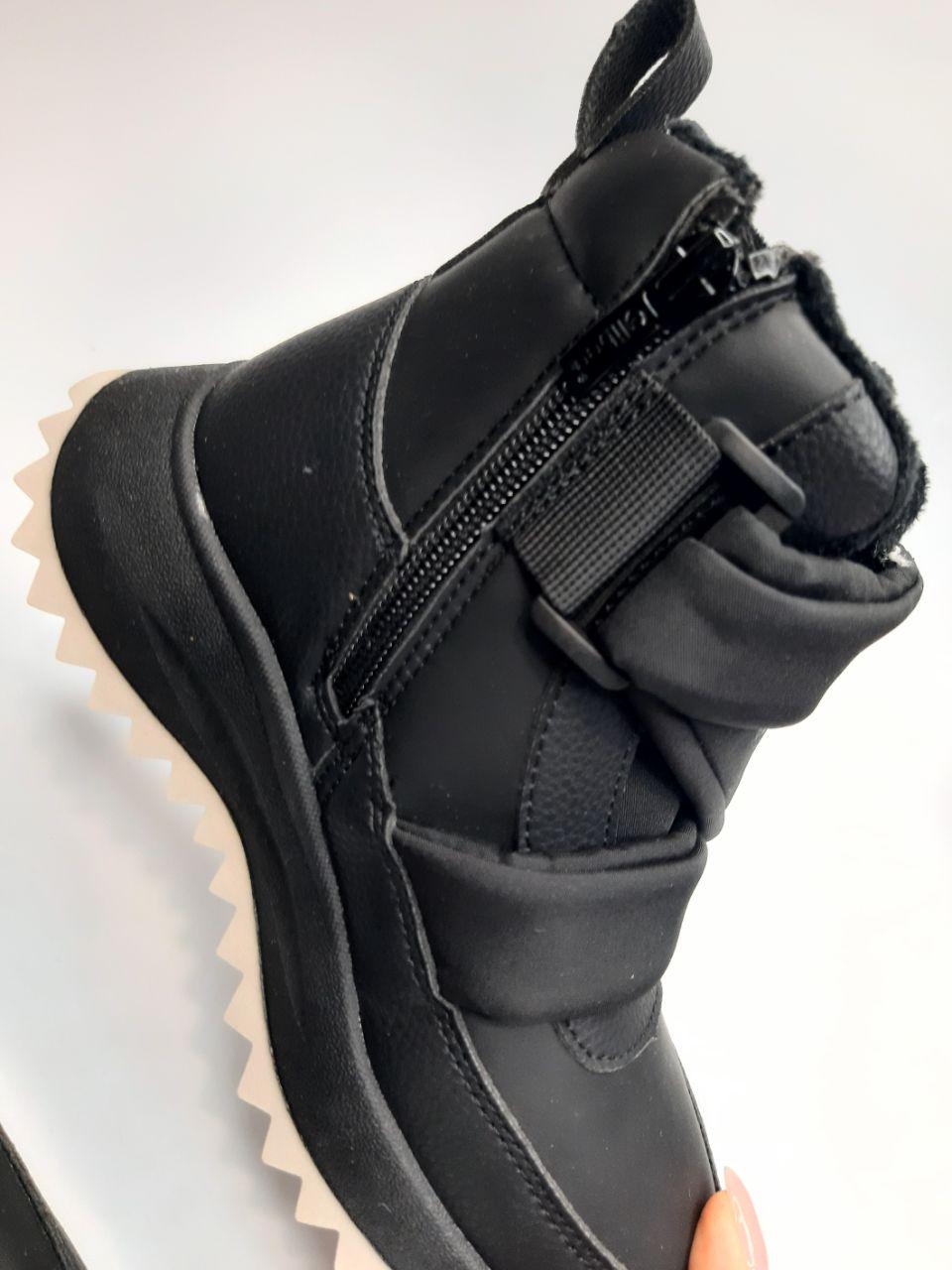 Черевики зимові Clibee для дівчинки р. 33 21 см Чорний (613-1 black) - фото 3 Черевики зимові Clibee для дівчинки р. 33 21 см Чорний (613-1 black) - фото 3