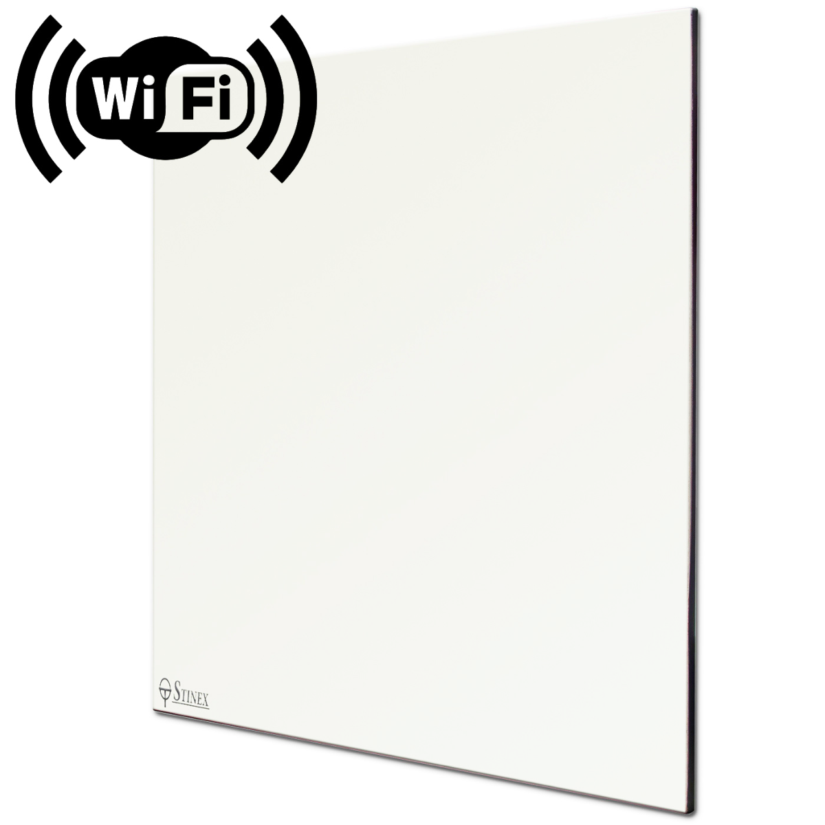 Конвектор керамический Stinex PLC-T 350-700/220 Wi-Fi с терморегулятором 60х60 см White (1667525211) - фото 4