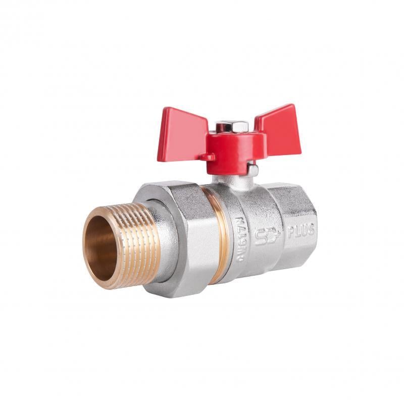 Кран-американка шаровый SD Plus ВН SD220NW25PN40 1" (24849890)