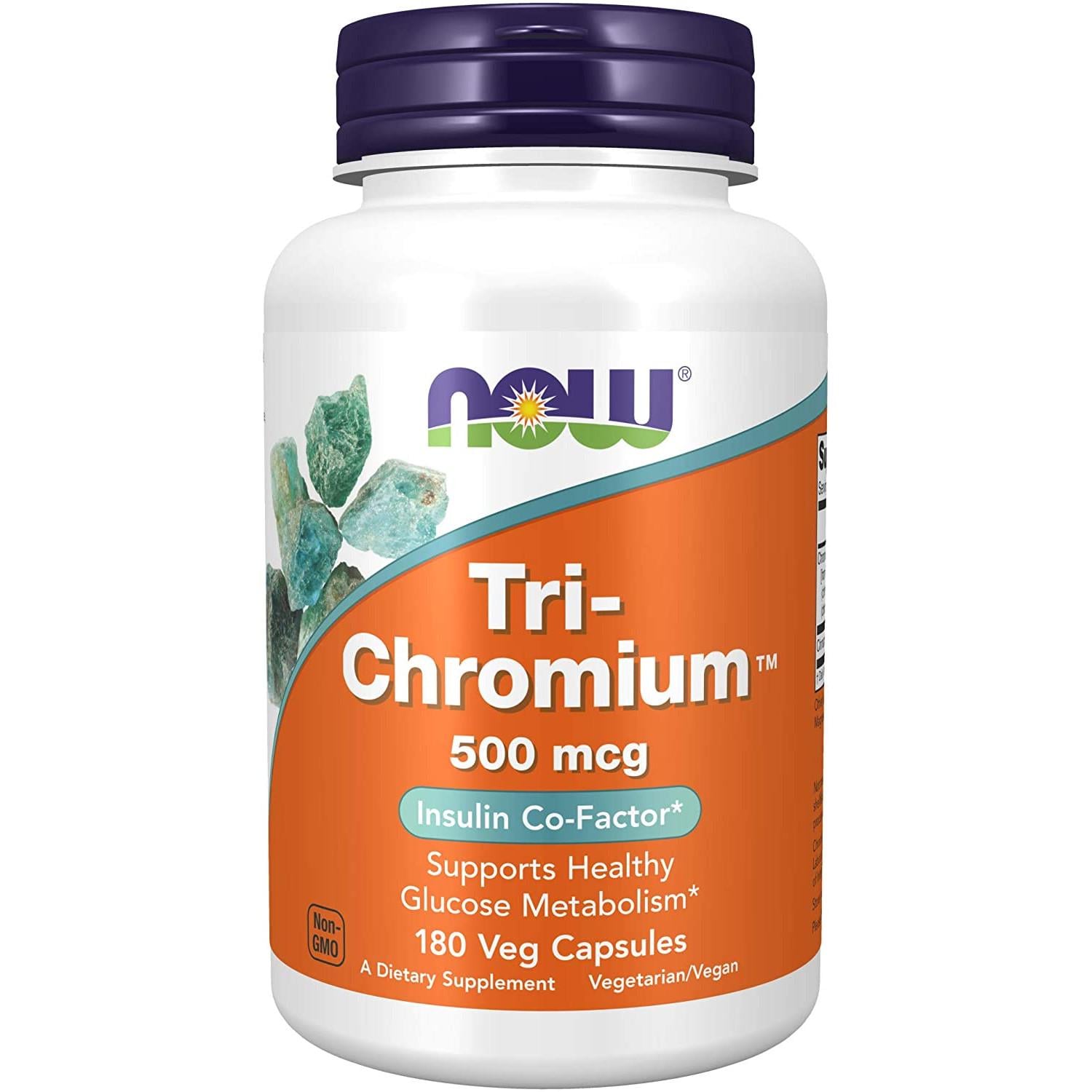 Хром NOW Tri-Chromium 500 mcg 180 veg caps Хром NOW Tri-Chromium 500 mcg 180 veg caps