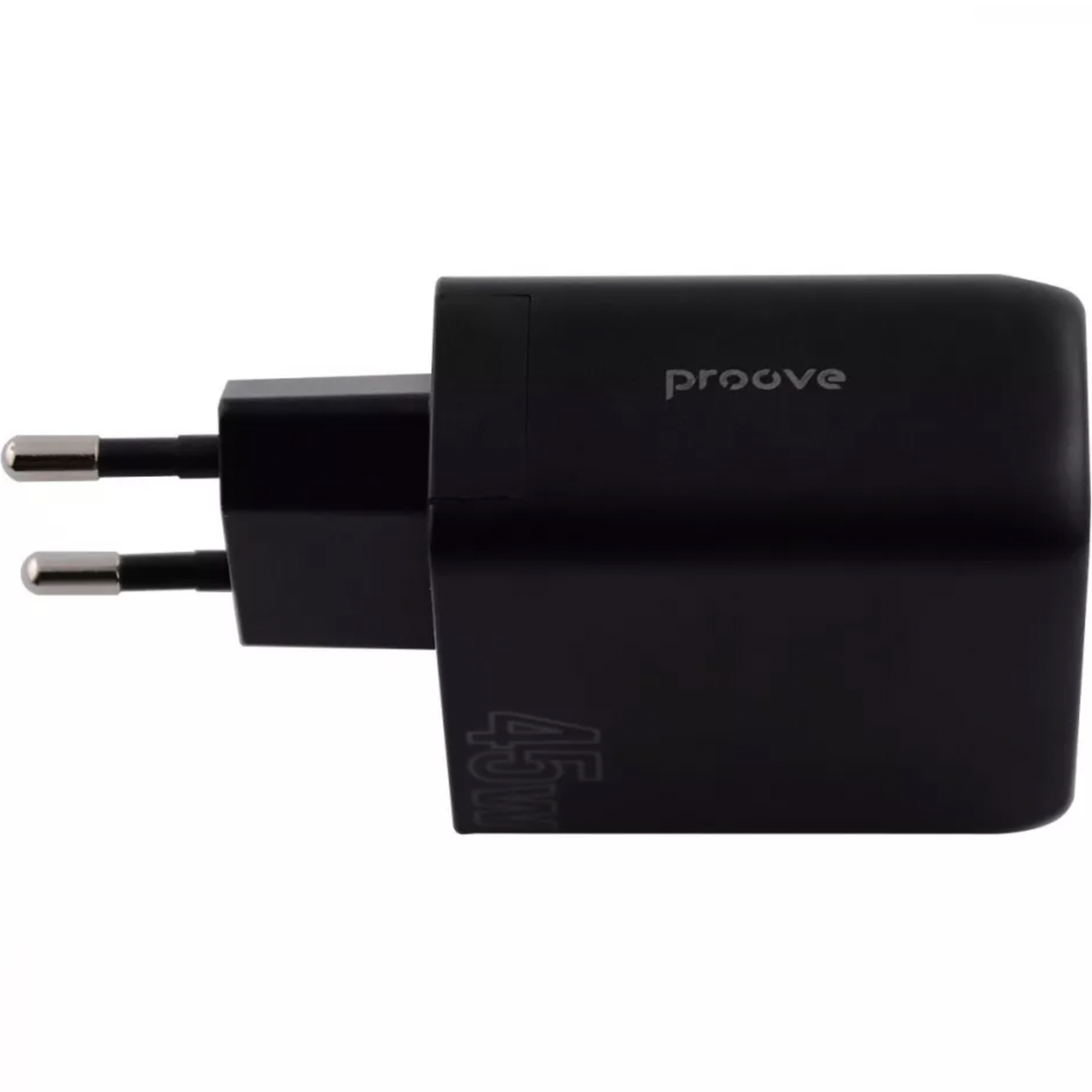 Зарядное устройство Proove Silicone Power 45 W Type C+USB Black - фото 2