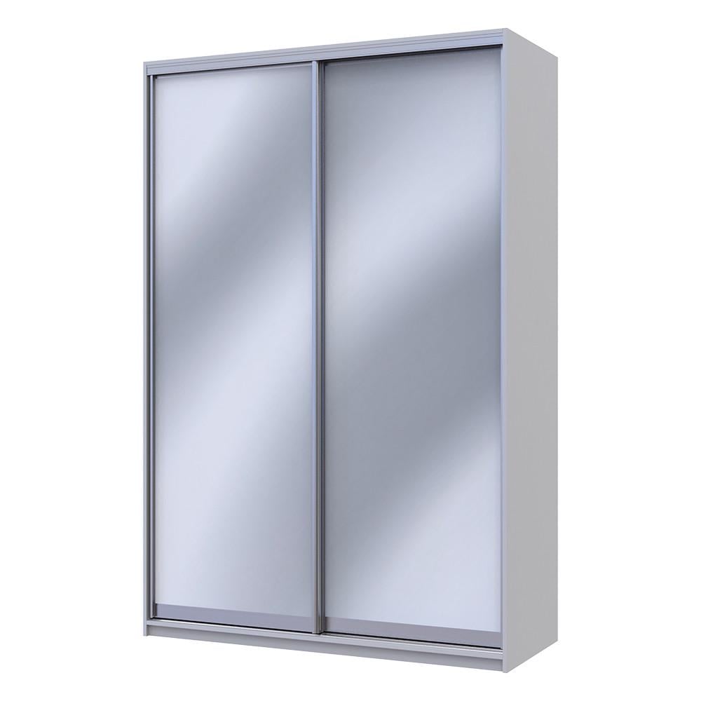 Шкаф-купе Doros Сити Лайт 2 Зеркала 150х60х225 см Серый светлый (DRS-011550)