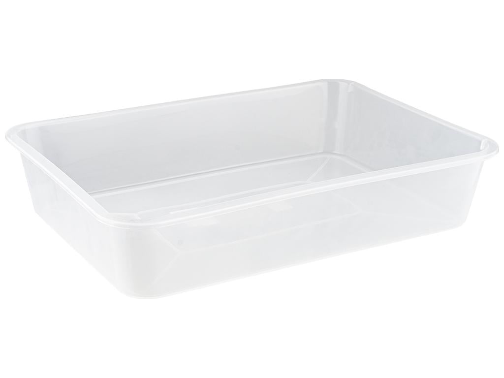 Лоток пластиковый пищевой Ал-Пластик №3 6,5 л Прозрачный (MAP-70880)