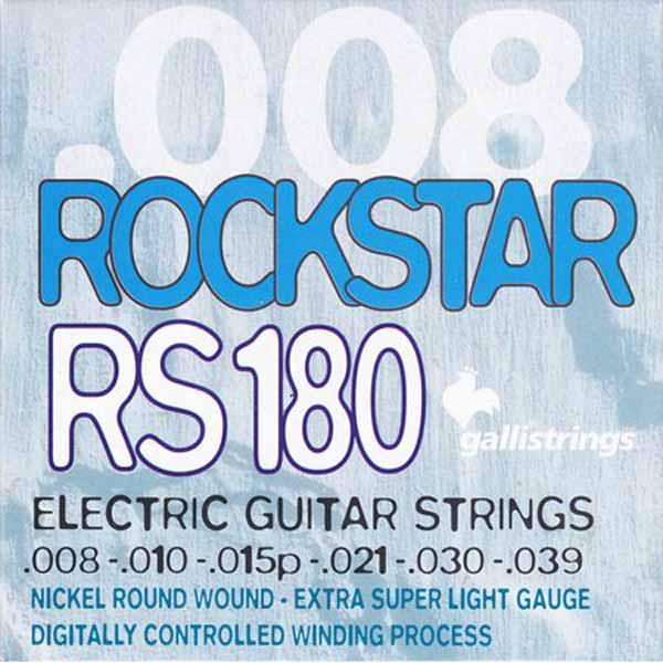 Струны для электрогитары Galli Rock Star RS180 08-39 Extra Super Light
