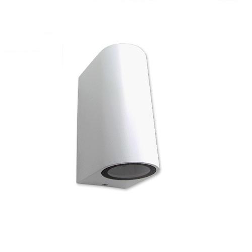 Светильник уличный настенный master LED Luna Duo mL-0280 2хGU10 IP44 накладной алюминий закалённое стекло Белый