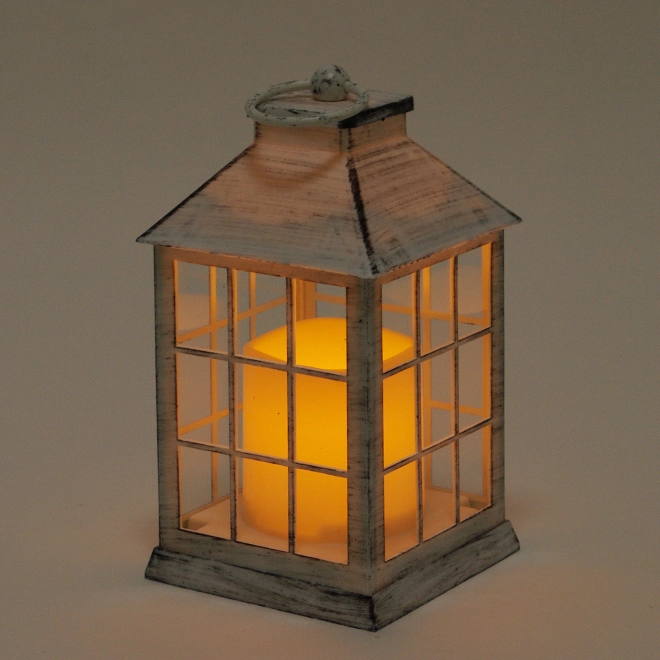 Подсвечник-фонарь со свечой LED Бело-черный (OR-PL6053D-2) - фото 2 Подсвечник-фонарь со свечой LED Бело-черный (OR-PL6053D-2) - фото 2