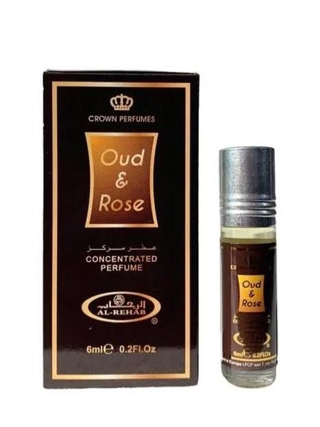 Парфюм масляный Al-Rehab Oud Rose 6 мл (102283)