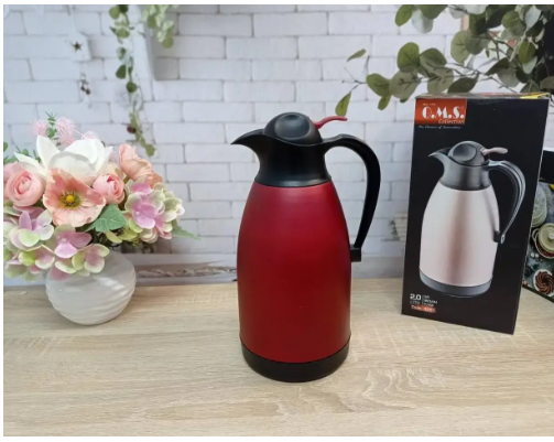 Термос-конференция для чая/для кофе OMS из нержавеющей стали 2000 мл Red - фото 1 Термос-конференция для чая/для кофе OMS из нержавеющей стали 2000 мл Red - фото 1