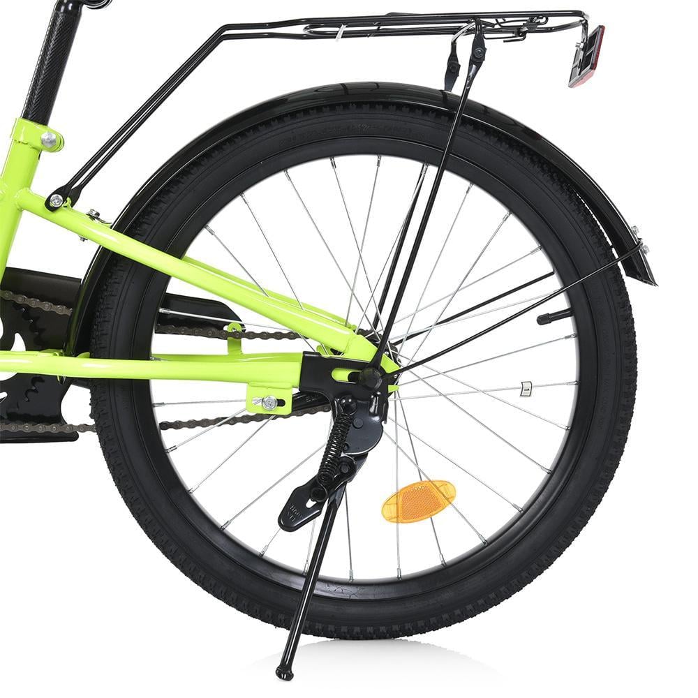 Дитячий велосипед PROF1 Prime 20" з багажником Салатовий - фото 5 Дитячий велосипед PROF1 Prime 20" з багажником Салатовий - фото 5