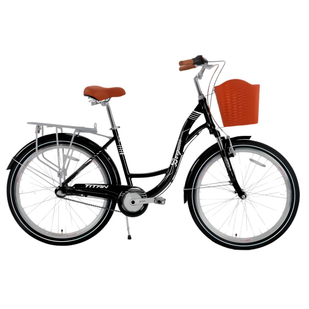 Велосипед Titan Bergamo NX 3 sp 26" 17" Чорний (395)