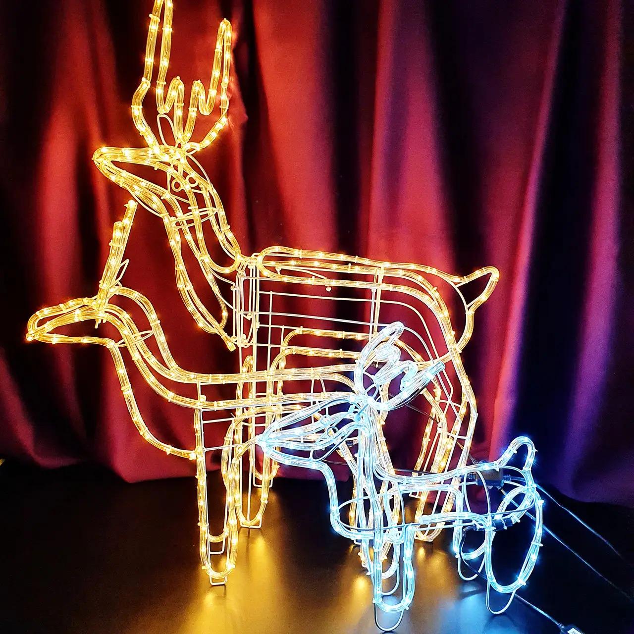 Фігура світлодіодна декоративна Новорічний олень 4 м 220 В Білий (30274664) - фото 7 Фігура світлодіодна декоративна Новорічний олень 4 м 220 В Білий (30274664) - фото 7
