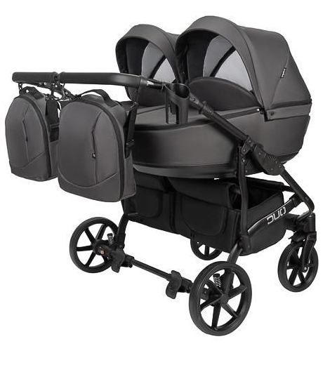 Детская коляска Angelinа Twigo Duo 2в1 Темно-серый