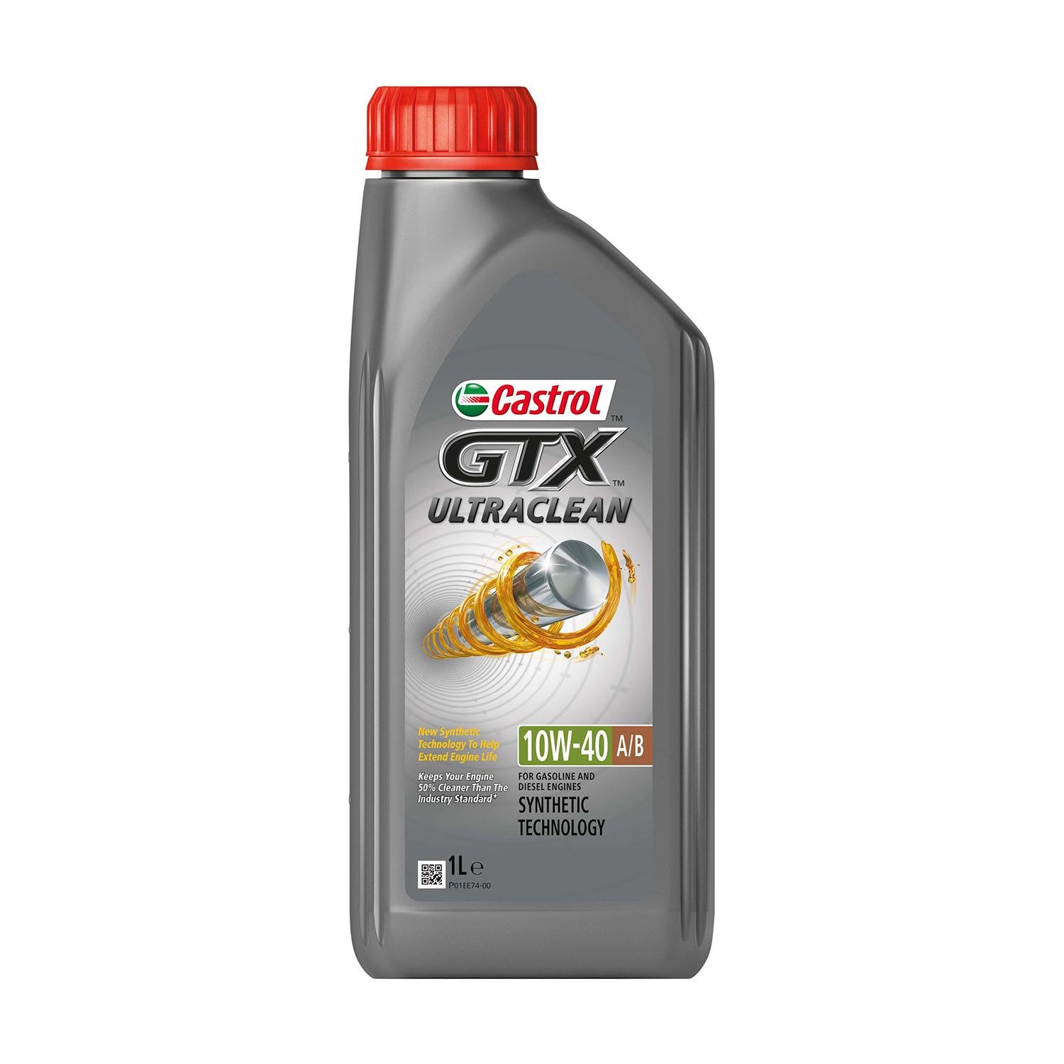 Моторне мастило Castrol GTX ULTRACLEAN 10W-40 A/B 1 л - фото 1