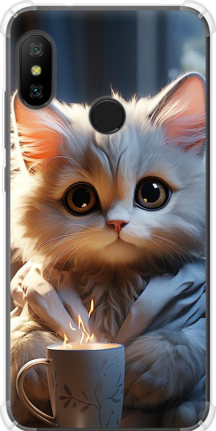Чехол на Xiaomi Mi A2 Lite White cat (5646sp-1522-42517)