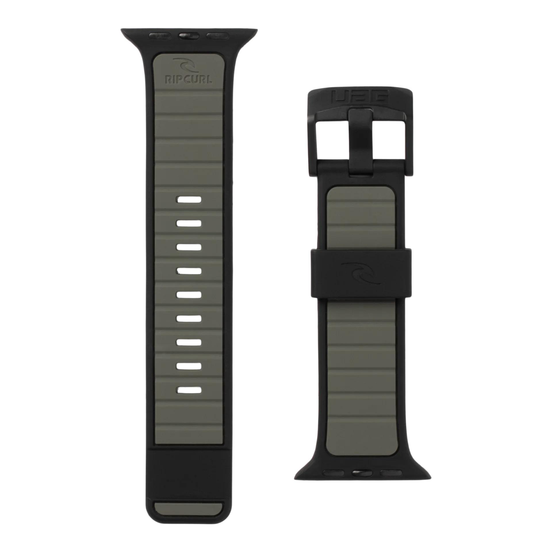 Ремешок UAG Torquay для Apple Watch 45/44/42 мм Black/Army (194112R1404A) - фото 4