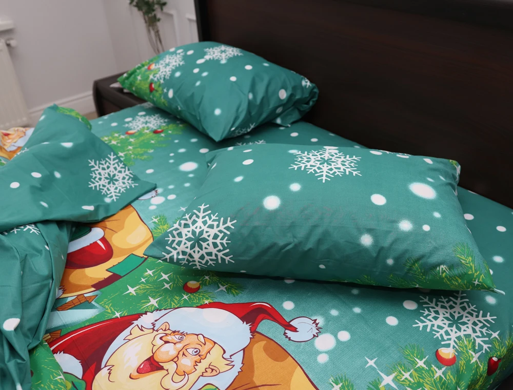 Комплект постельного белья из бязи Gold двуспальный евро 200х220 cм (40183) - фото 5