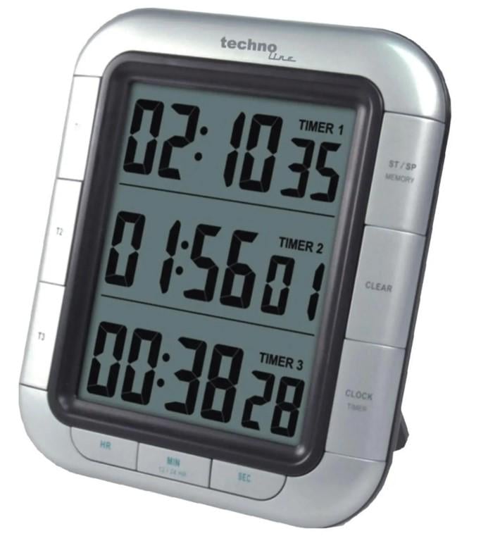 Таймер кухонний Technoline KT300 Magnetic Silver (DAS301201)