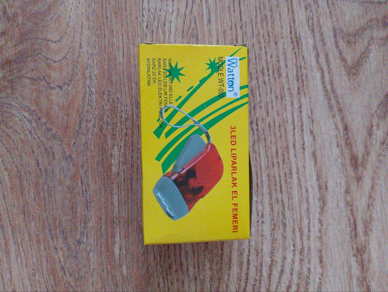 Ліхтарик світлодіодний Watton WT-092 зарядний Синій (6) - фото 3