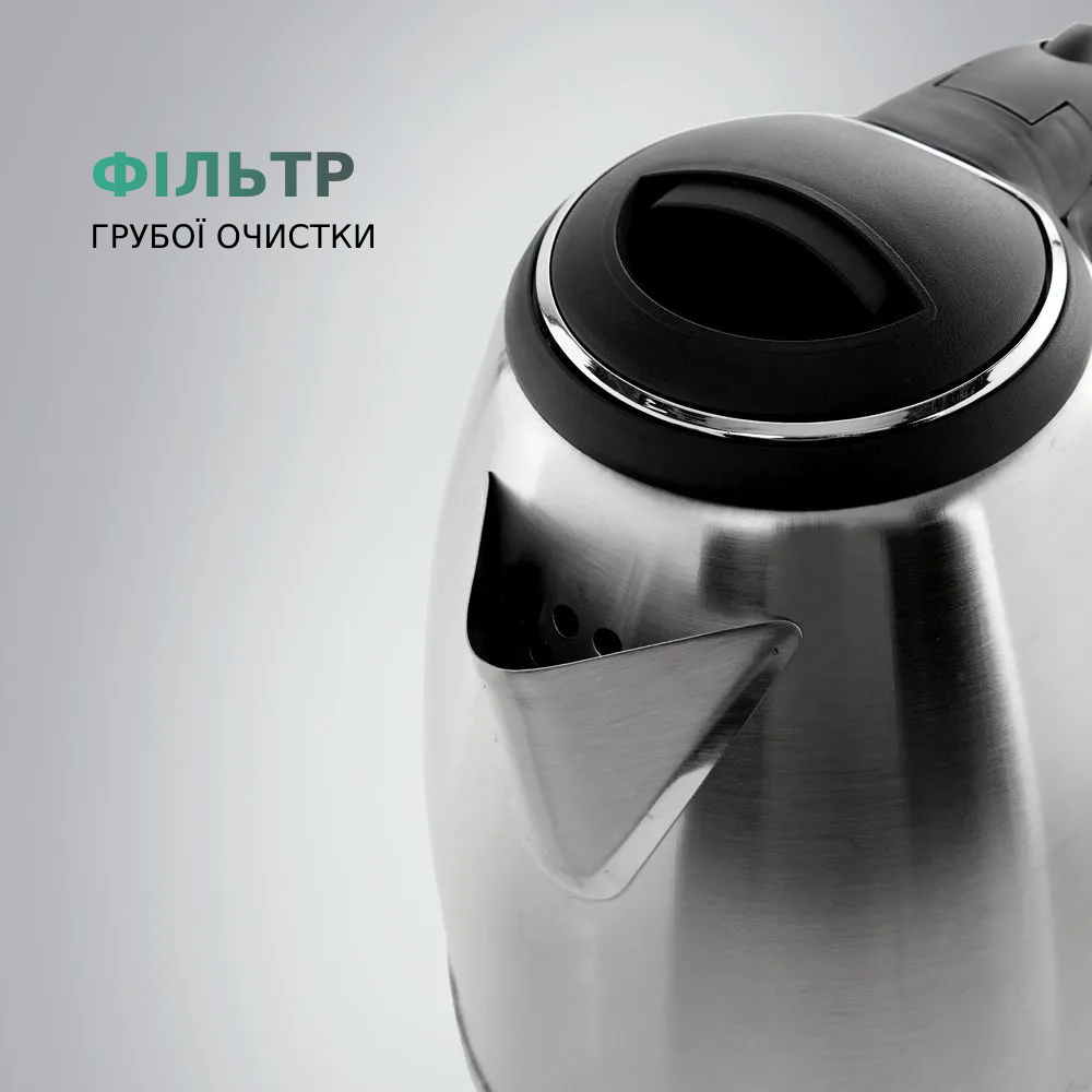 Електричний чайник Gold Diamond металевий 2 л (00029) - фото 3