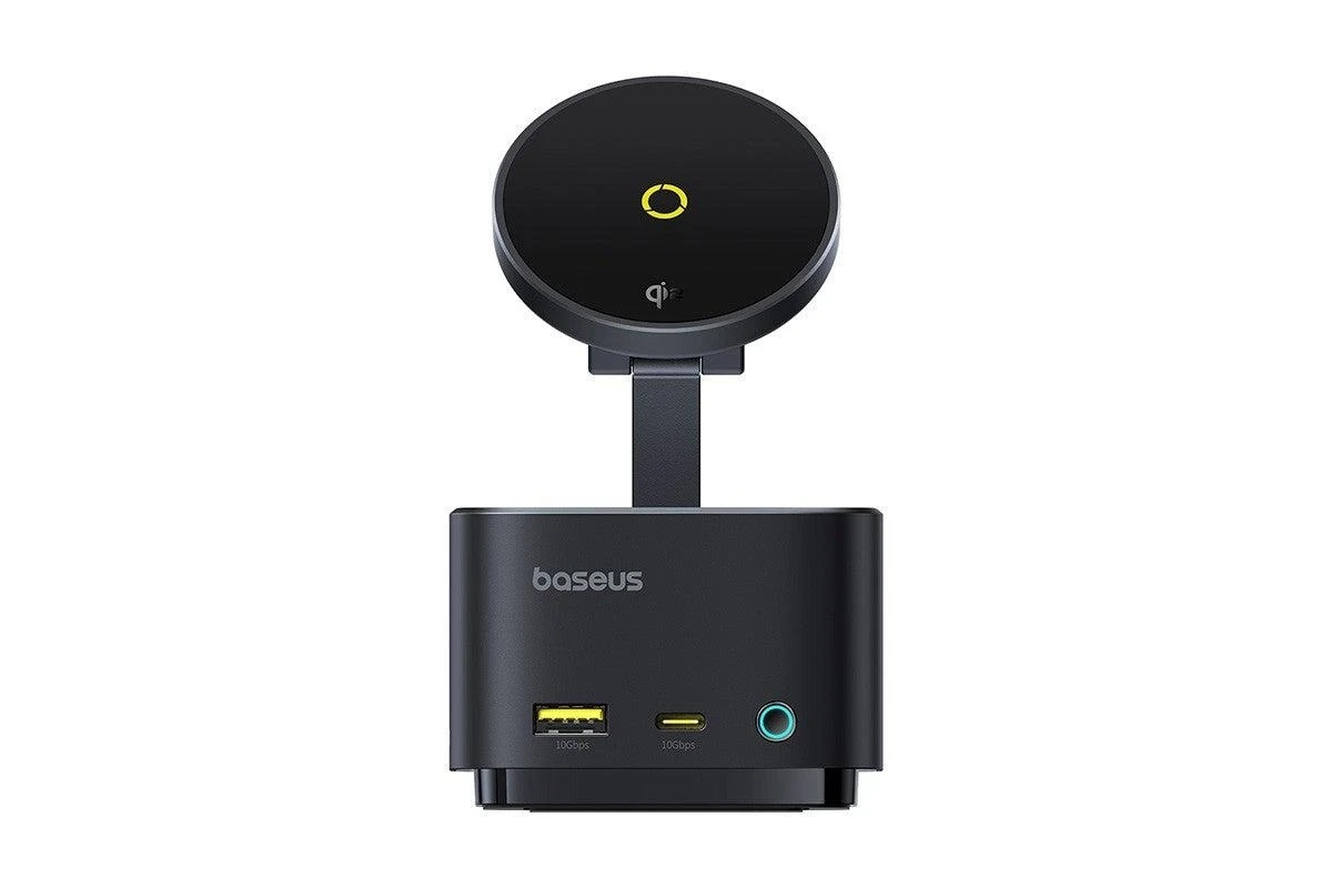 Зарядное устройство беспроводное BASEUS MagPro Series II 7-in-1 USB-C Hub with 15W Qi2 Wireless Charger