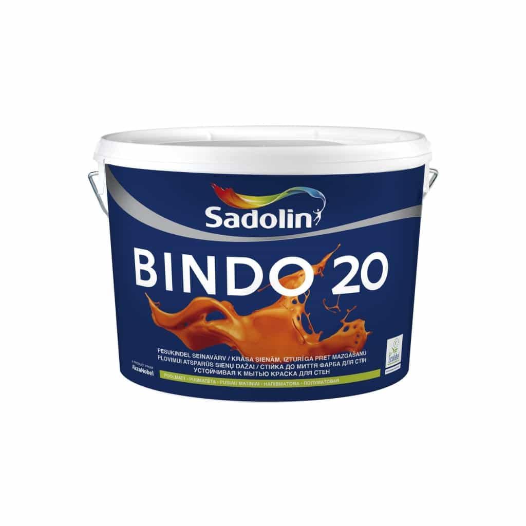 Краска латексная Sadolin Bindo 20 полуматовая 9 л (29-3142-3587) Краска латексная Sadolin Bindo 20 полуматовая 9 л (29-3142-3587)