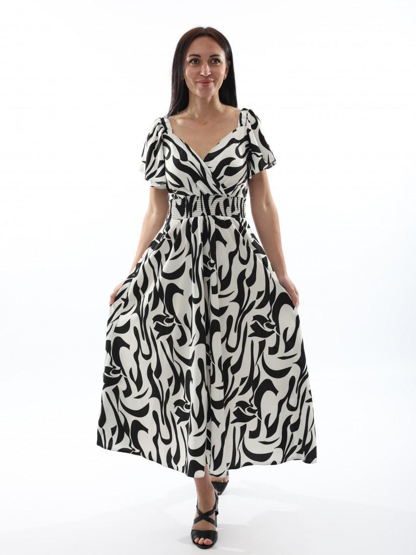 Платье женское СТИЛЬ-В р. 42 Белый (280699-42) - фото 1