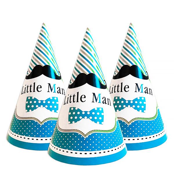 Колпачки бумажные Little man 15 см 5 шт. (514001) Колпачки бумажные Little man 15 см 5 шт. (514001)