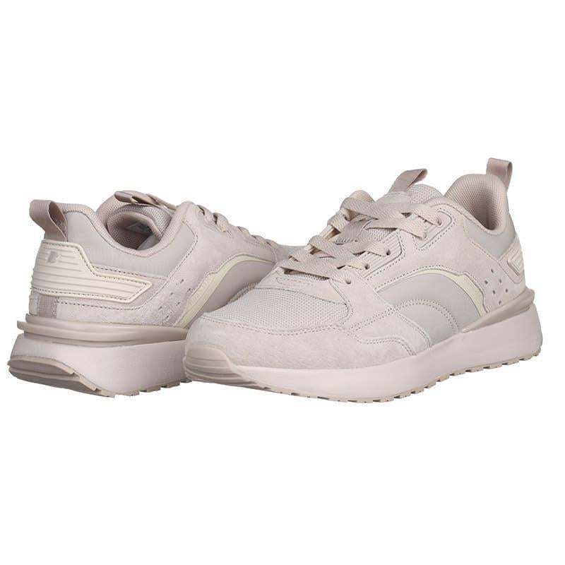 Кроссовки женские BaaS L1862-25C с комбинированных материалов р. 40 Бежевый (20264)