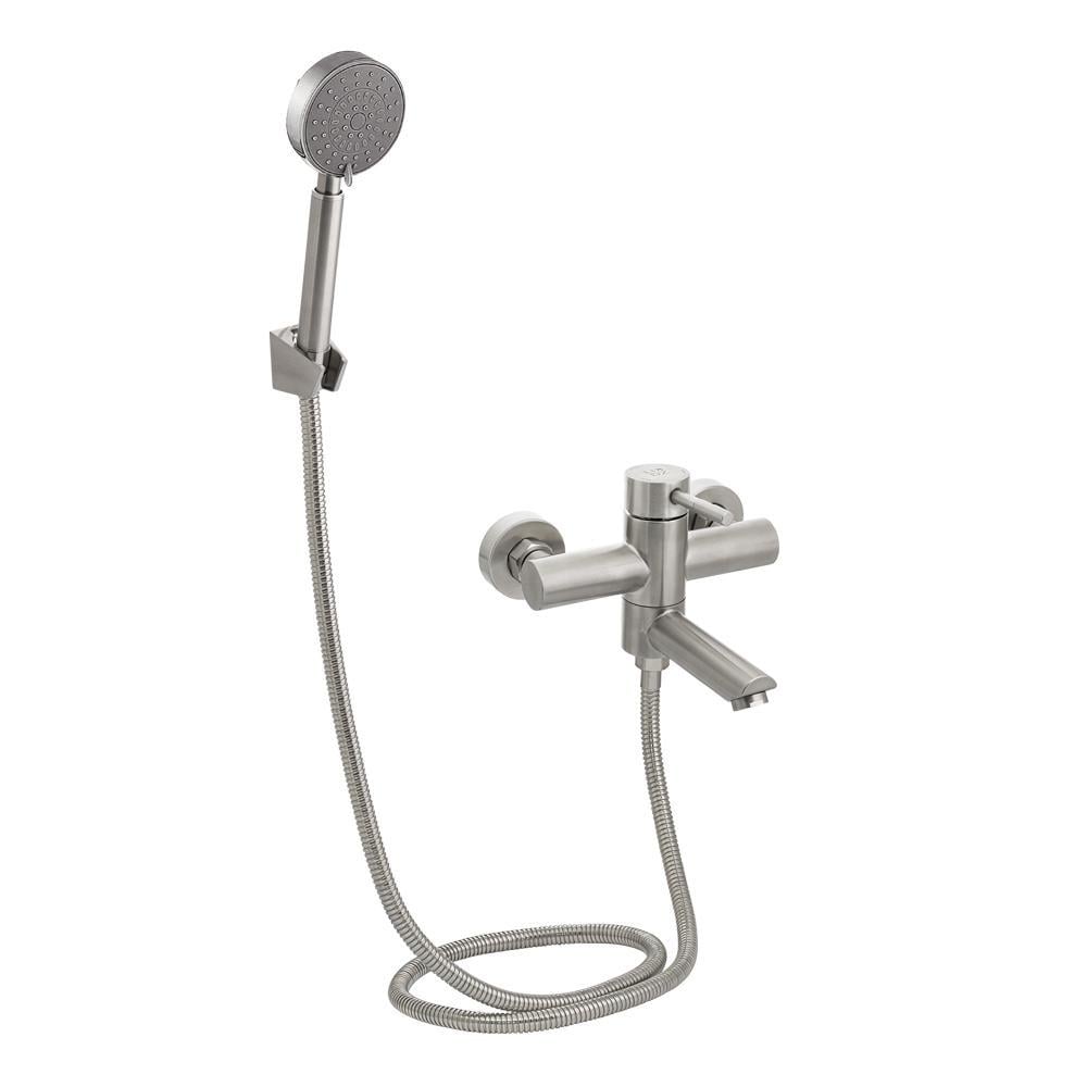 Смеситель для ванны Lidz Aria 006 с поворотным изливом c душевым гарнитуром k35 Nickel (LDARI006NKS34940) Смеситель для ванны Lidz Aria 006 с поворотным изливом c душевым гарнитуром k35 Nickel (LDARI006NKS34940)