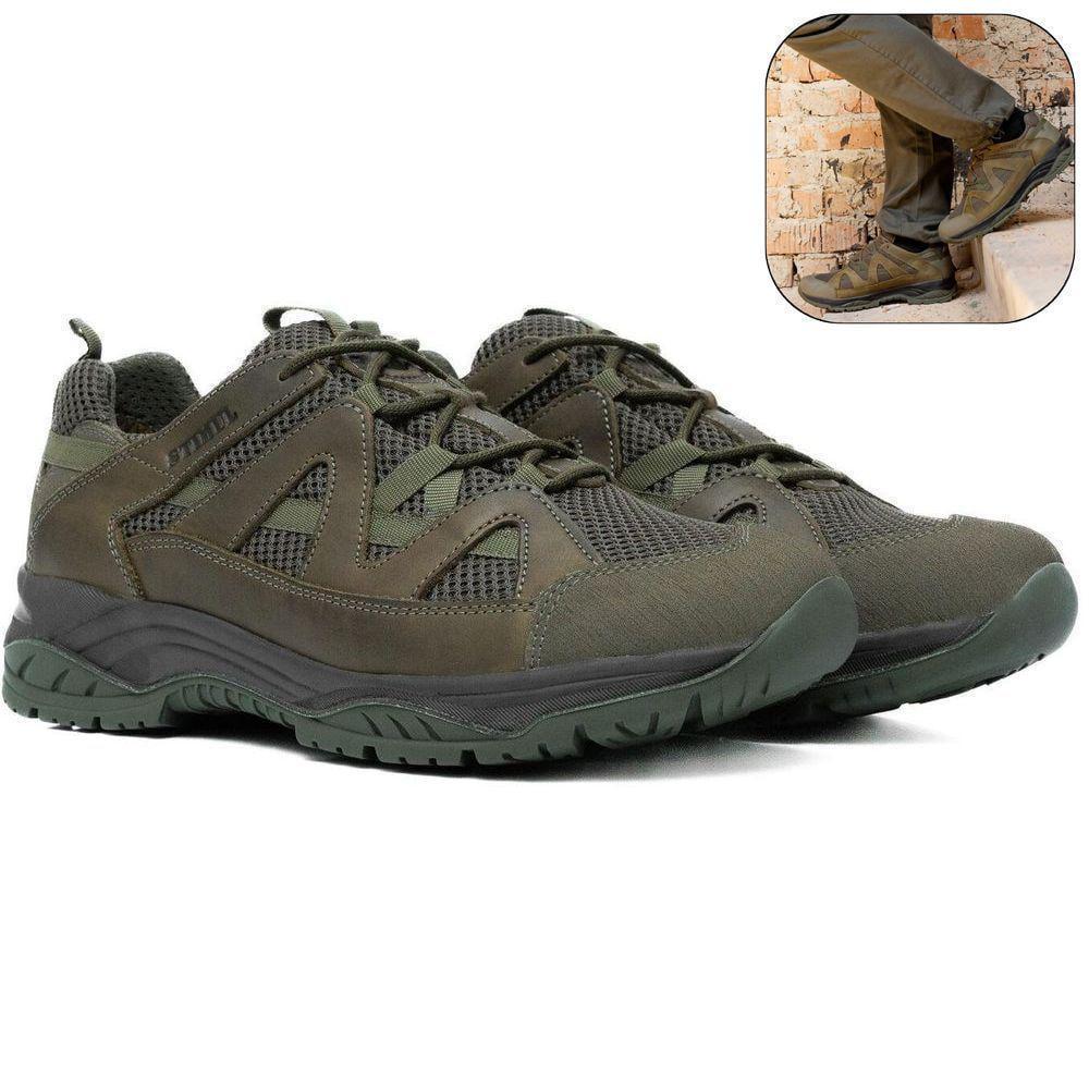 Кроссовки туристические Стимул Штурм р. 46 лето/усиленные Оливковый - фото 2 Кроссовки туристические Стимул Штурм р. 46 лето/усиленные Оливковый - фото 2