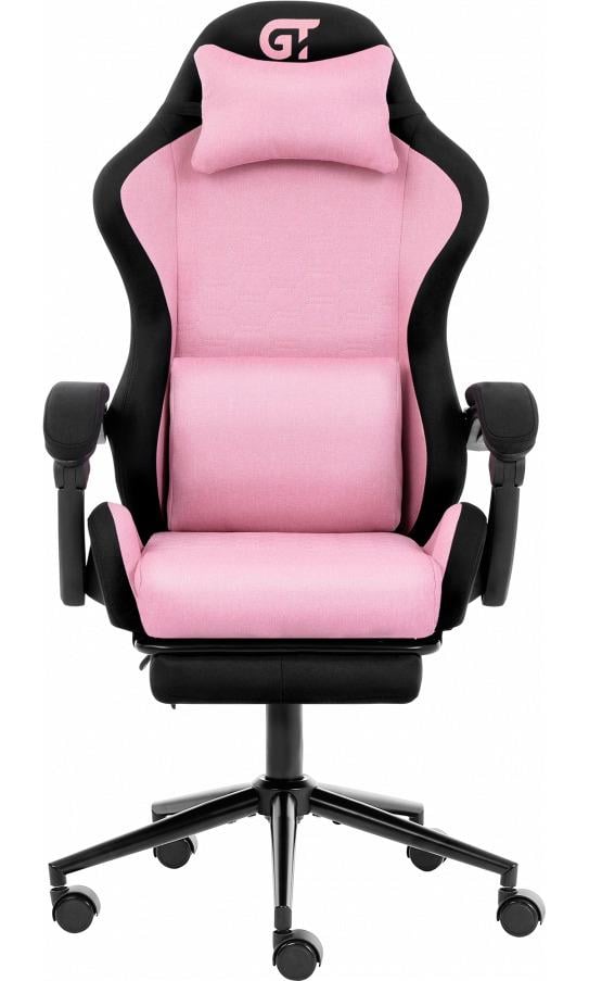 Крісло геймерське GT Racer X-2338 Fabric Pink/Black