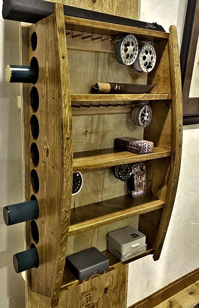 Органайзер для рибальських снастей із дерева Макрель Мускат (ОДБ-001407)