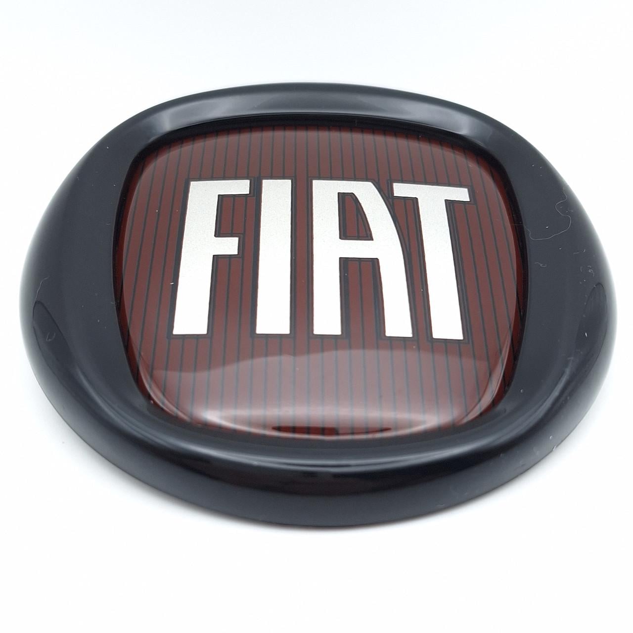 Эмблема Fiat 95 мм задняя Черный глянцевый (2471272519)