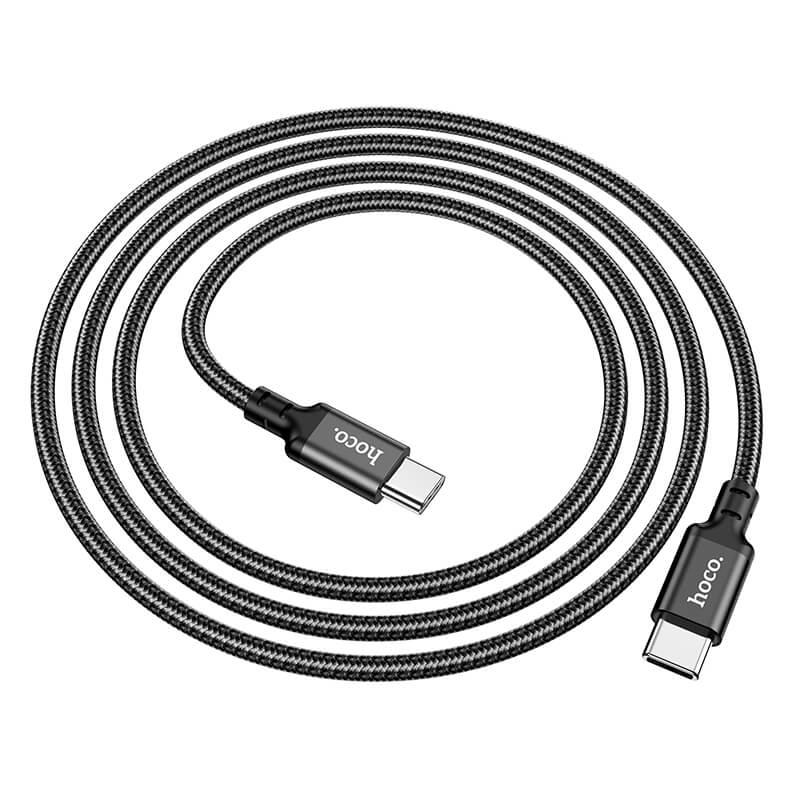 Кабель Hoco X14 Type-C-Type-C 60W Fast Charging 1 м Черный (1846749323) - фото 4