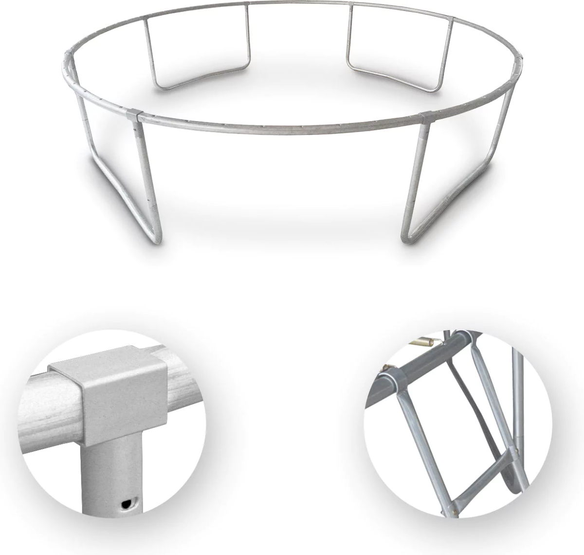 Батут Outtec Inside Net с внутренней сеткой 12 футов 374 см Черный (408404) - фото 5 Батут Outtec Inside Net с внутренней сеткой 12 футов 374 см Черный (408404) - фото 5