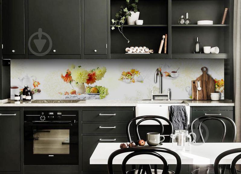 Наклейка виниловая кухонный фартук Zatarga "Завтрак" 650х2500 мм Наклейка виниловая кухонный фартук Zatarga "Завтрак" 650х2500 мм