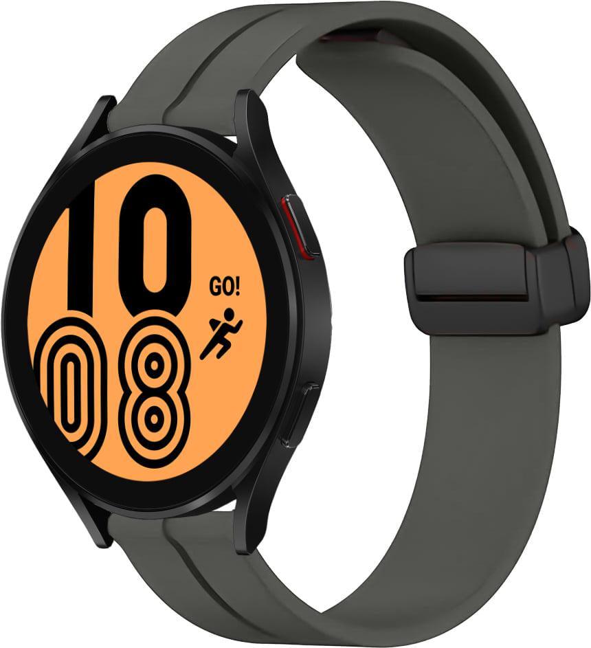 Ремешок для смарт-часов Rysta для Samsung Galaxy Watch4 44 мм Dark Grey (41672-25)