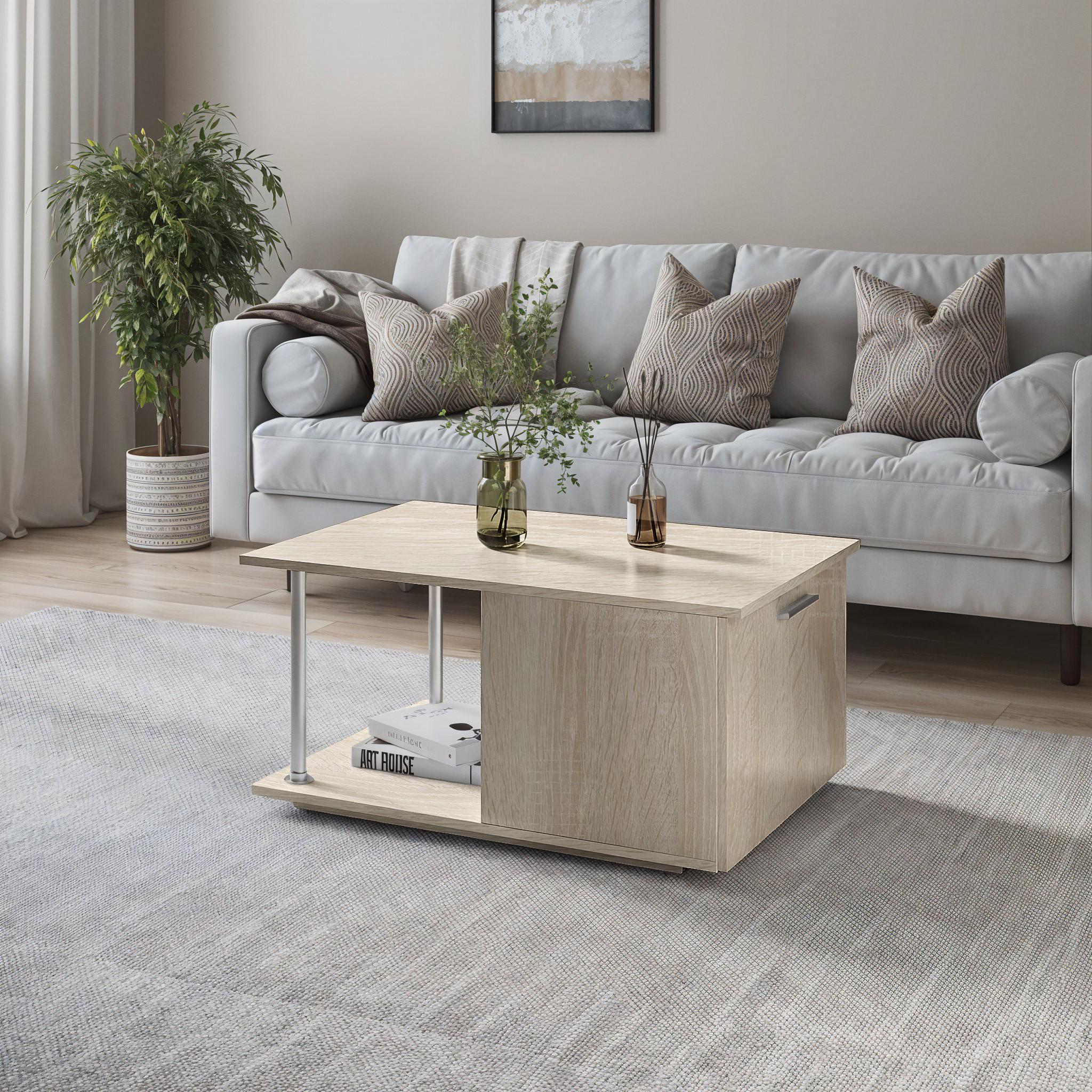 Журнальний стіл S-8 900х590х426 мм Дуб Сонома - фото 2 Журнальний стіл S-8 900х590х426 мм Дуб Сонома - фото 2