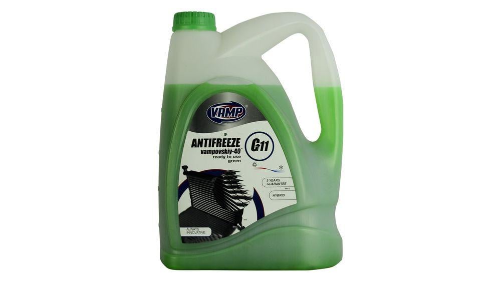 Антифриз ВАМП G11 -30°C 5 л Зелений (51112)